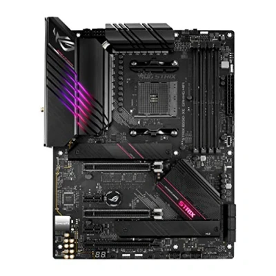 Image de ASUS ROG STRIX B550 XE GAMING WIFI carte mère ATX Socket AM4 AMD Chipset USB C Gen2 3.2 Gen 1 2 2.5 Gigabit LAN Wi Fi 6 Bluetooth graphique embarquée (unité centrale requise) audio HD (8 canaux)