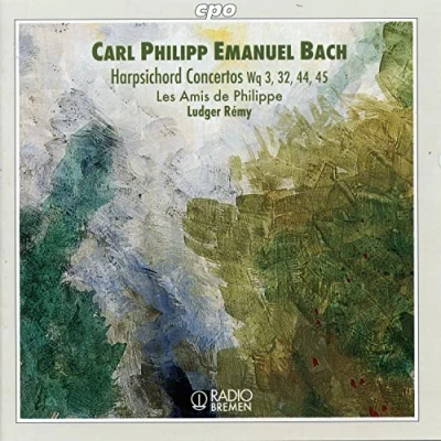 Afbeelding van Harpsichord Concertos Wq 3, 32, 44, 45