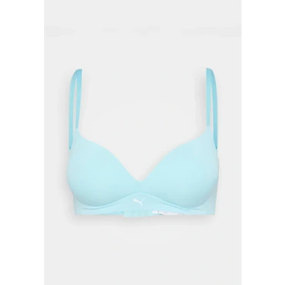 Afbeelding van Puma Women SOFT Padded BRA Tshirt BH, Dames, Maat: 80C, Mint