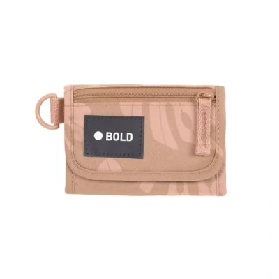 Afbeelding van LÄSSIG Bold Kinderportemonnee met klittenbandsluiting en transparant venster, Beige