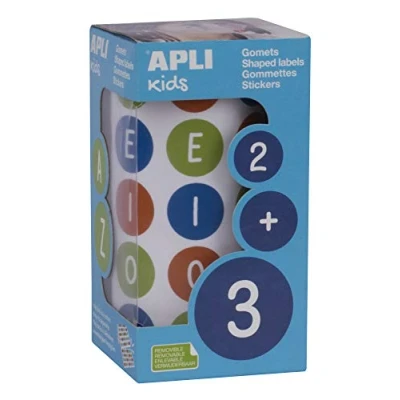 Afbeelding van Apli kids 16797 Doos met 900 kleurrijke klinkerstickers