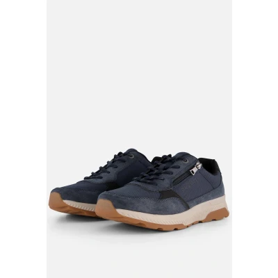 Afbeelding van Bugatti Sneakers blauw Leer Maat 44