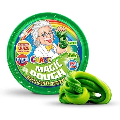 Afbeelding van Craze Magic Dough 15391 magische boetseerklei voor kinderen vanaf 2 jaar 12 variaties om uit te kiezen