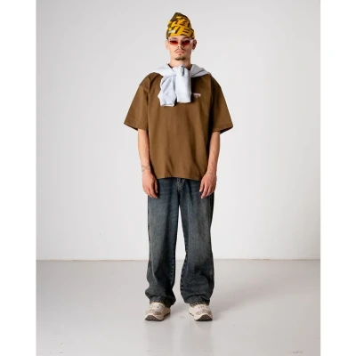 Afbeelding van Woodbird TShirt KM Beam Pho Donker bruin S