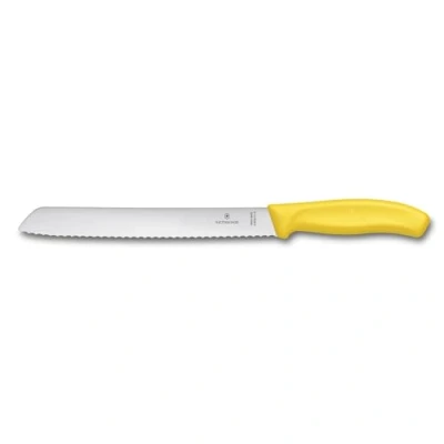 Afbeelding van Victorinox Swiss Classic Broodmes 21cm RVS/PP Kunststof Geel