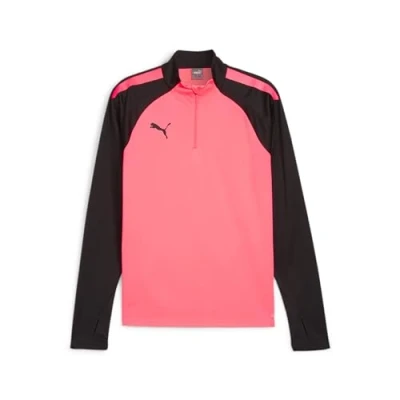 Afbeelding van Puma teamLIGA 1/4 Zip Top Heren Sporttop Sunset Glow Black