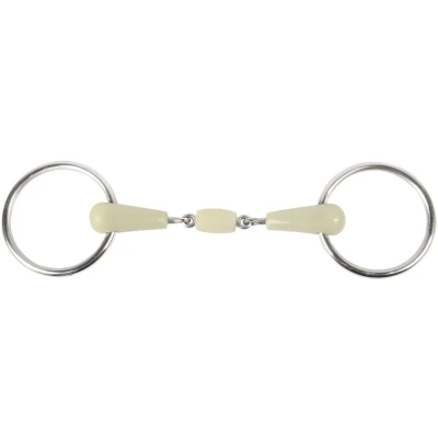 Image de Harry&#039;s Horse Mors de Filet Caoutchouc Double Brisure Apple 13.5