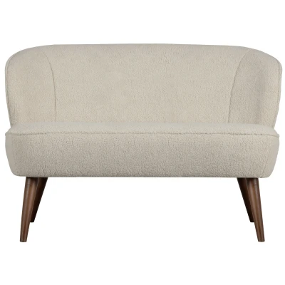 Afbeelding van Sara bankje 110cm teddy offwhite