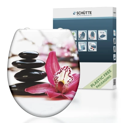 Afbeelding van Toiletbril met soft close quick release WELLYNESS