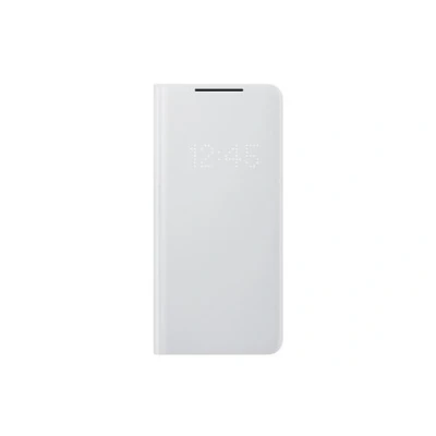 Afbeelding van Samsung Smart LED View Antibacteriële Hoesje S21 Ultra Light Gray