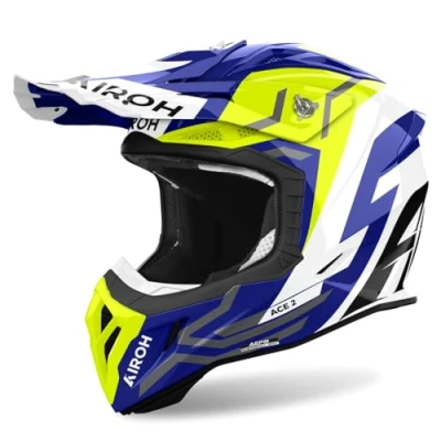 Afbeelding van Airoh Aviator Ace 2 Ground Yellow Gloss S Maat Helm