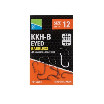 Afbeelding van Preston KKH B Eyed Barbless (10 pcs) Maat : Size 18