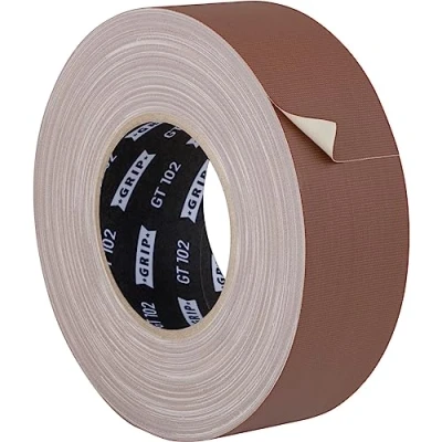 Afbeelding van GRIP Eventbasics GT 102 Afneembaar mat plakband, 50 mm x m, bruin