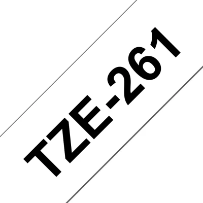 Afbeelding van Brother TZe 261 Tape Zwart op wit (36 mm)