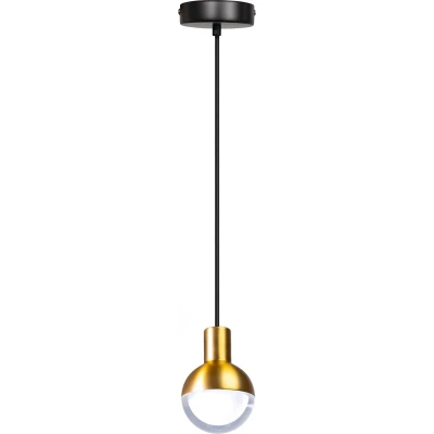 Afbeelding van ETH hanglamp Drop 1xGU10 zwart/mat messing