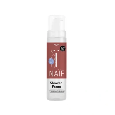 Afbeelding van Naïf Voedend doucheschuim Voor en na de zwangerschap Microplasticvrij 200ml