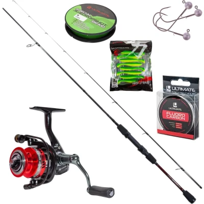 Afbeelding van Ultimate Light Jig Shad Set 2.10m (5 15g) Vissets