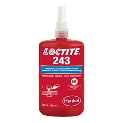 Afbeelding van Loctite 243 schroefdraadborging medium sterkte 250ml