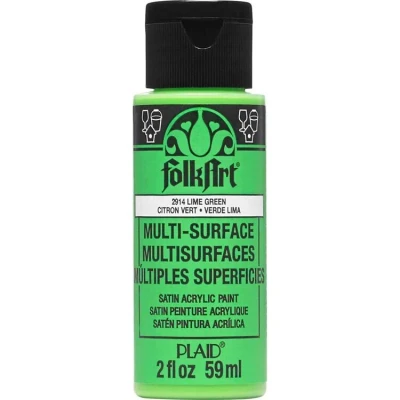Afbeelding van Multi surface Acrylverf 2914 Lime Green Folkart 59 ml