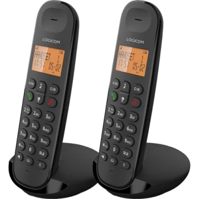 Afbeelding van Huistelefoon Logicom DECT ILOA 250 DUO Zwart