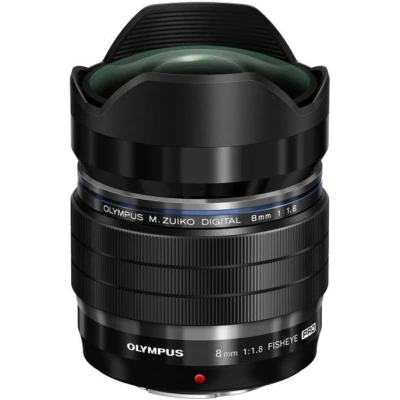 Image de Objectif hybride Olympus M. Zuiko Digital 8 mm F/1.8 Fisheye ED