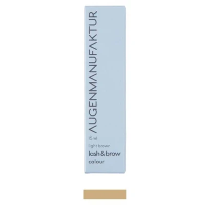 Afbeelding van Augenmanufaktur Colour Lash &amp; Brow Permanente wimper en wenkbrauwverf, 15 ml, lichtbruin