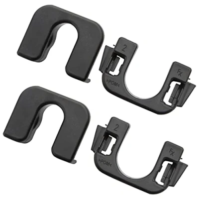 Afbeelding van ZEALfix 2 stuks pakketplankclips voor Focus MK3 015532109E zwarte bagagehouder achter geschikt F ord Fiesta B Max C C3 DS3 Qashqai J10 1539663 8795EN