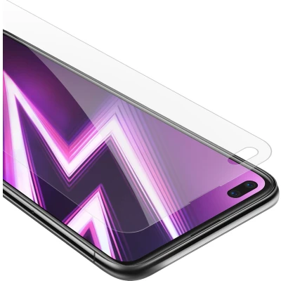 Afbeelding van Cadorabo Screenprotector geschikt voor Realme 6 PRO Pantser film Beschermende in KRISTALHELDER Geharde (Tempered) display beschermglas 9H hardheid met 3D Touch