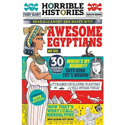 Afbeelding van Horrible Histories Awesome Egyptians (newspaper edition)