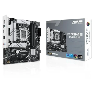 Afbeelding van Asus PRIME B760M PLUS Moederbord Socket Intel 1700 Vormfactor Micro ATX chipset Intel® B760