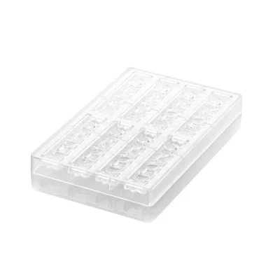 Afbeelding van Silikomart Chocolademal Tablet Goccia B (8) 120x25x16xmm