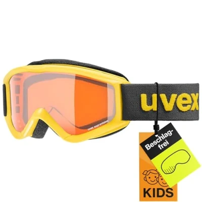 Afbeelding van Uvex Speedy Pro Skibril voor kinderen, uniseks, geel/zwart/lasergoud, één maat