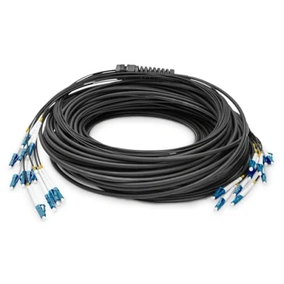 Afbeelding van Digitus DK 2A33CU075BK BBB Glasvezel Optische vezel Aansluitkabel [1x LC /UPC stekker 1x stekker] 9/125 µ Singlemode OS2 75 m