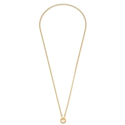 Afbeelding van Leonardo Paola Clip&amp;Mix halsketting van Roestvrij staal in de kleur goud, lengte: 70 cm, 018389, staal, Geen edelsteen