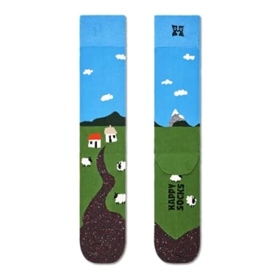 Afbeelding van Happy Socks Heren Little House On The Moorland Sok, meerkleurig, 41 46, Meerkleurig