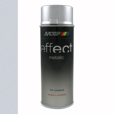Afbeelding van Motip Effect Metallic lakspray 0,4l zilver glitter