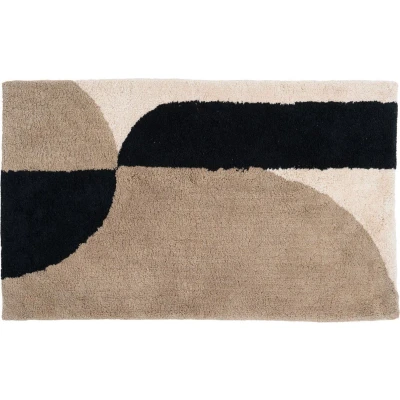 Afbeelding van Veer Carpets Badmat Bowie Taupe 50 x 80 cm