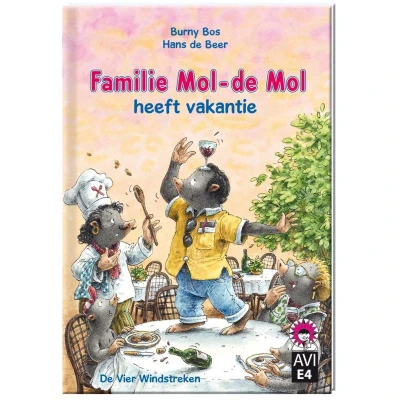 Afbeelding van Hoera, ik kan lezen! Familie Mol de heeft vakantie