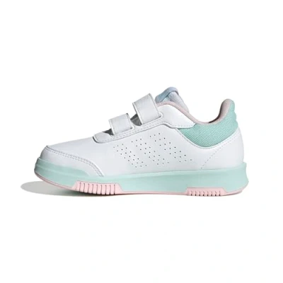 Image de adidas Mixte enfant Tensaur Hook and Loop Shoes, Cloud White/Clear Pink/Semi Flash Aqua, 38 EU