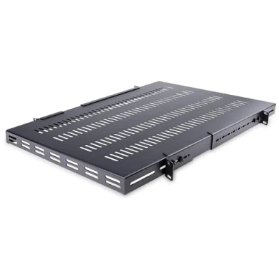 Image de StarTech.com Etagère ventilée ajustable, montée en rack 1U d&#039;armoire serveur fixe robuste  113 kg étagère (ventilé)