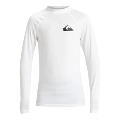 Afbeelding van Quiksilver Everyday Youth Surfshirt voor kinderen, Maat: 176, White