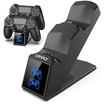 Afbeelding van OIVO PS4 Controller Oplader, Draadloze Laadstation Charger met LED Indicator, Compatibel Docking Station voor Sony Playstation 4/ PRO/ Slim