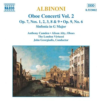 Afbeelding van Anthony Camden, The London Virtuosi, John Georgiadis Albinoni: Oboe Concerti Vol.2 (CD)
