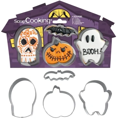 Afbeelding van Scrapcooking Koekjesuitsteker Halloween Set/4