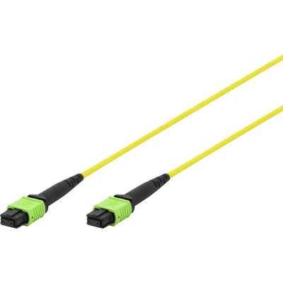 Afbeelding van Digitus DK 2966 03 RJ45 Netwerkkabel, patchkabel 3 m Geel, Groen, Zwart Extreem dun, Flexibele binnenader, Glasvezelban