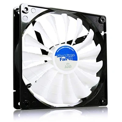 Afbeelding van AABCOOLING Silent Force Fan 14 stille en efficiënte behuizingsventilator 140 mm met 4 anti vibratiepads, CPU ventilator, 12 V koeling, 8,6 dB koeler