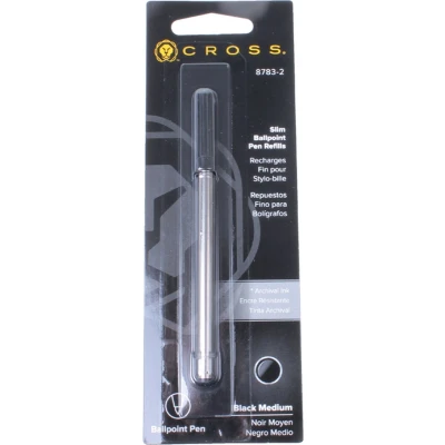 Afbeelding van Balpenvulling Cross slim click M zwart