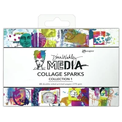 Afbeelding van Ranger Dina Wakley Media Collage Sparks Collection 1