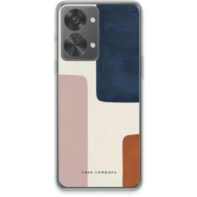 Afbeelding van Case Company® hoesje geschikt voor OnePlus Nord 2T Geo #5 Soft Cover Telefoonhoesje Bescherming aan alle Kanten en Schermrand