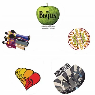 Image de Médiators Albums Beatles Planet Waves 1CWH4 10B3 Lot de 10 (medium)